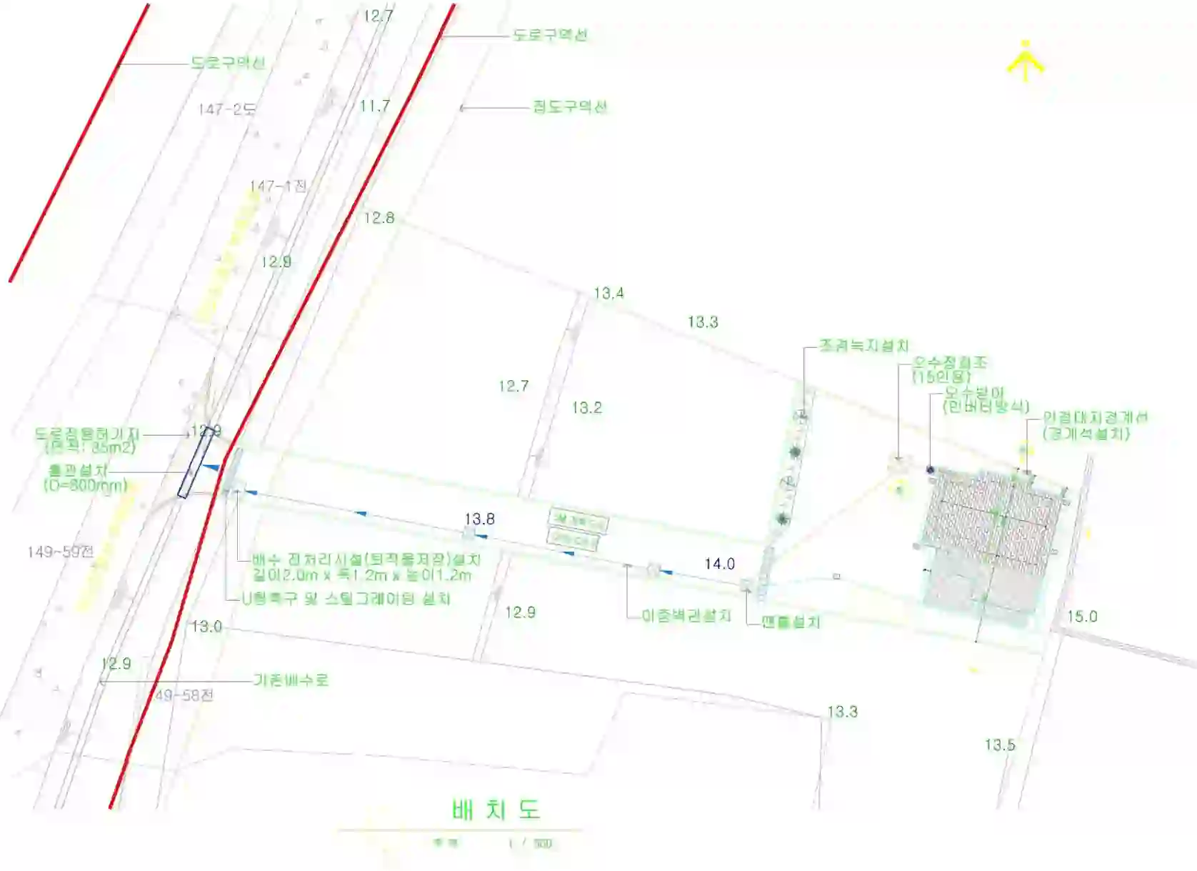 율곡리 149-73 배치도 이미지